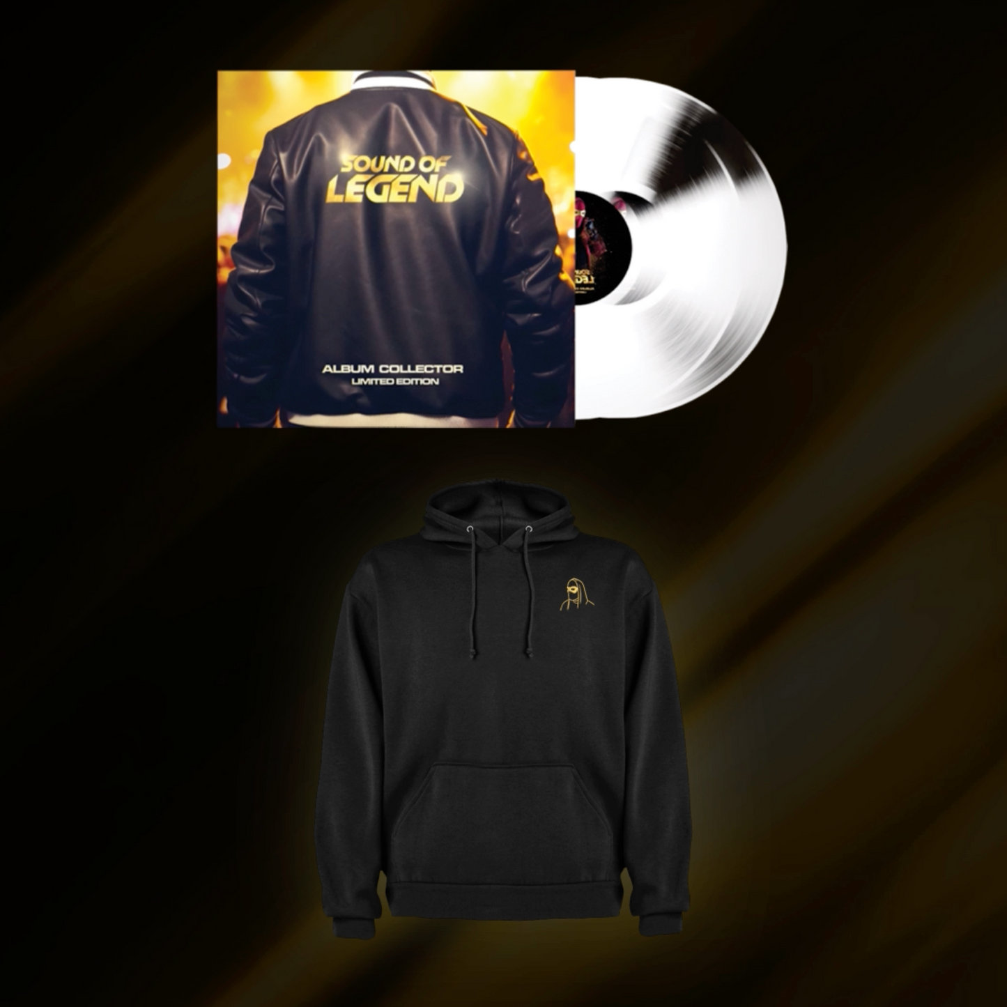 Pack 2 : Double Vinyle Collector et Sweat "Sound Of Legend"