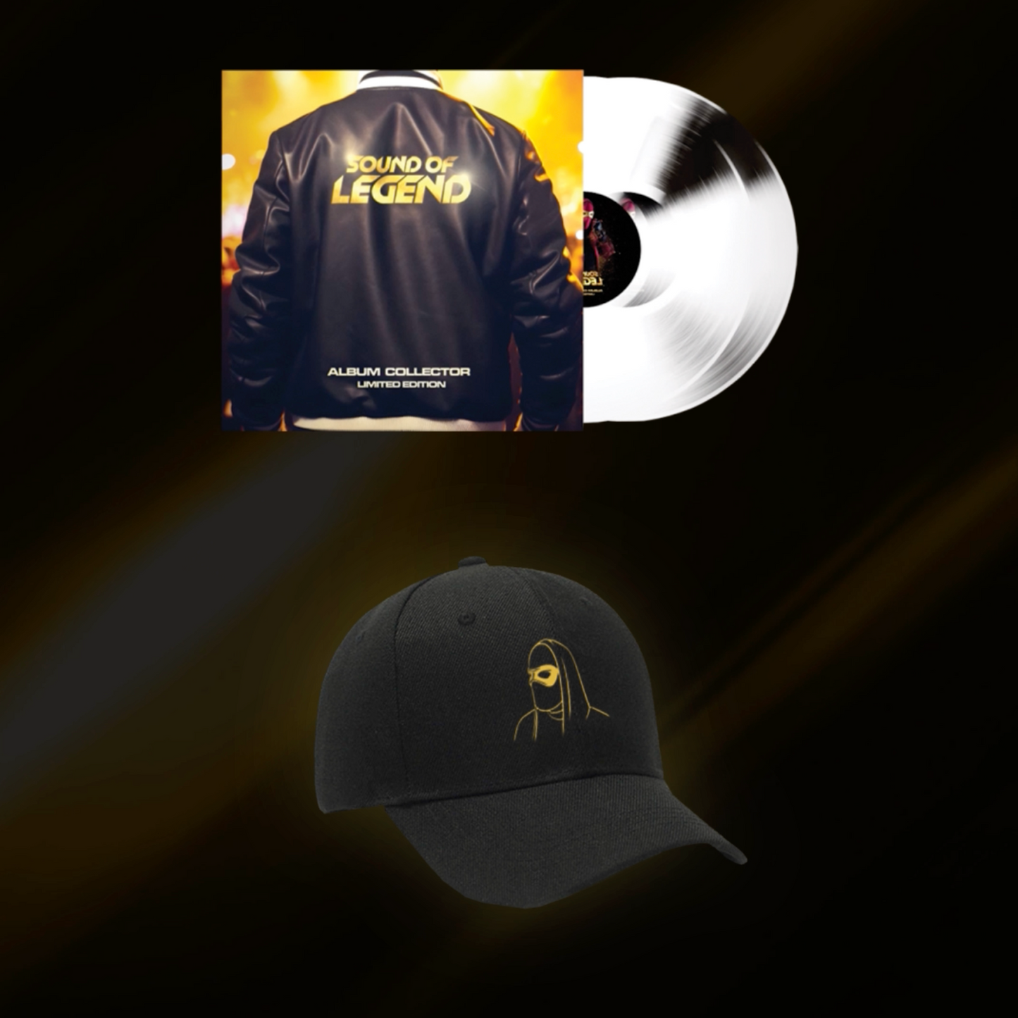 Pack 3 : Double Vinyle Collector et Casquette "Sound Of Legend"